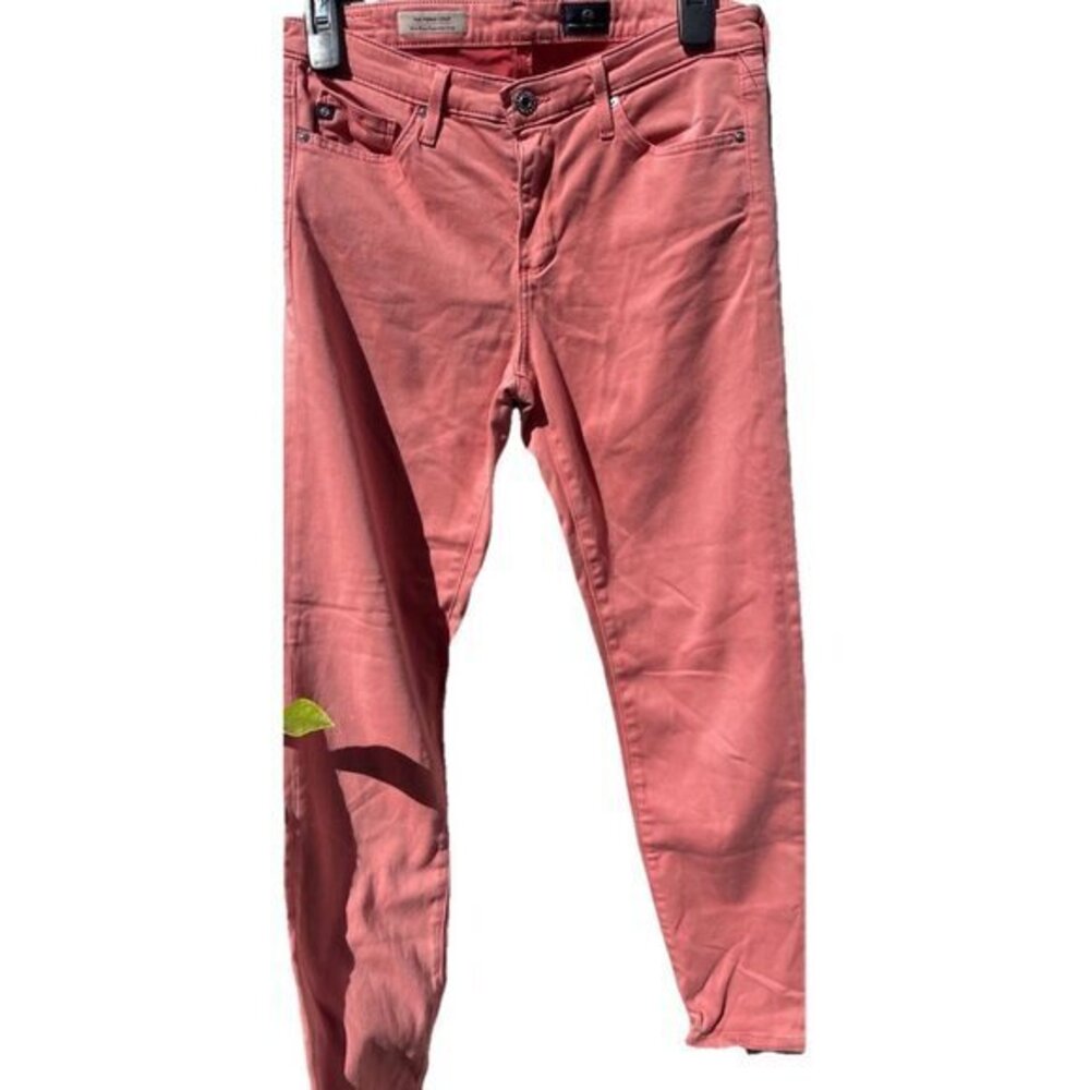Adriano Goldschmied AG Jeans Womens 28R Angel Bootcut Pants Peach Red USA made